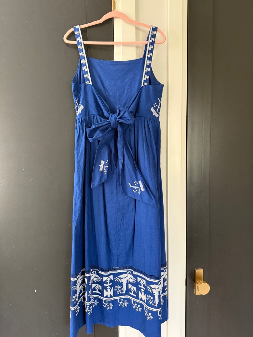 Farm Rio Square Neck Embroidered Dress - Picture 4 of 7